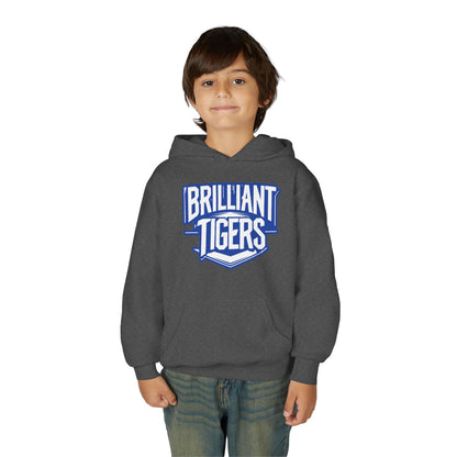 Youth Hooded Sweatshirt \ Brilliant Tigers \ BT2