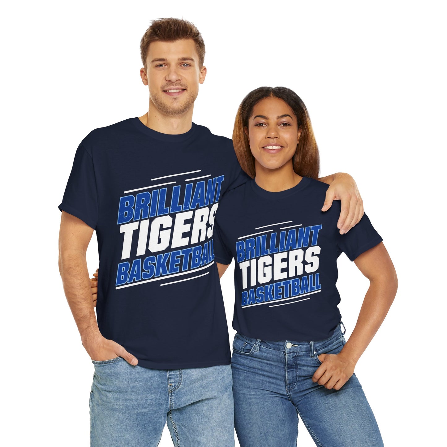 Adult Tee \ Brilliant Tigers Basketball \ BTBK2