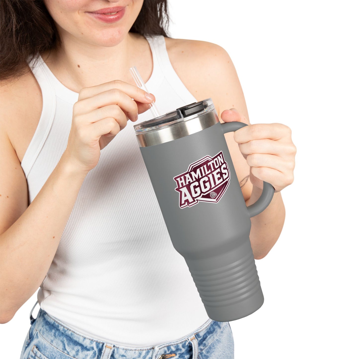40oz Insulated Tumbler \ Hamilton Aggies \ HA1