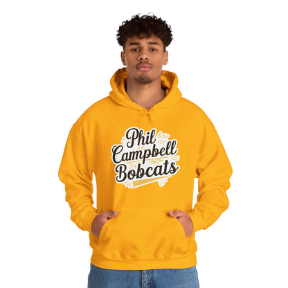 Adult Hoodie Sweatshirt \ Phil Campbell Bobcats \ PCBG2