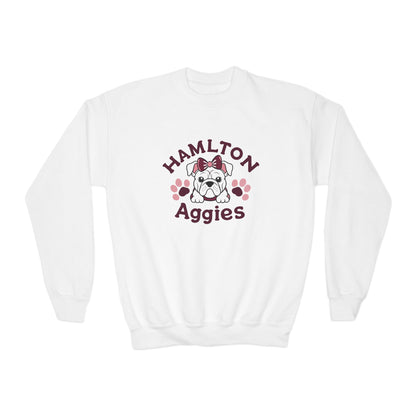Youth Crewneck Sweatshirt \ Hamilton Aggies \ HAG3