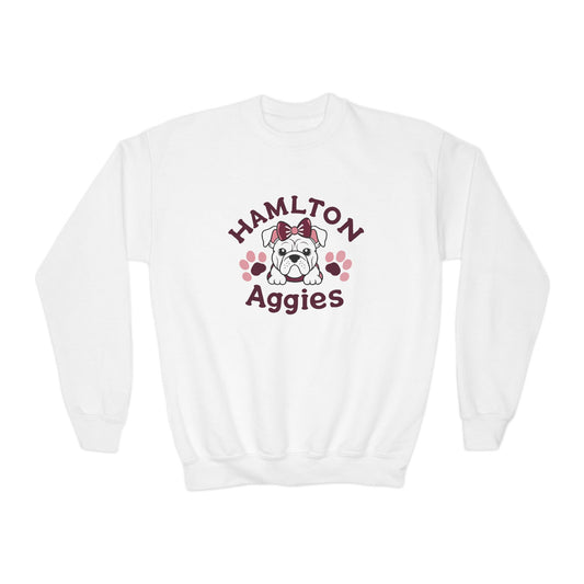 Youth Crewneck Sweatshirt \ Hamilton Aggies \ HAG3