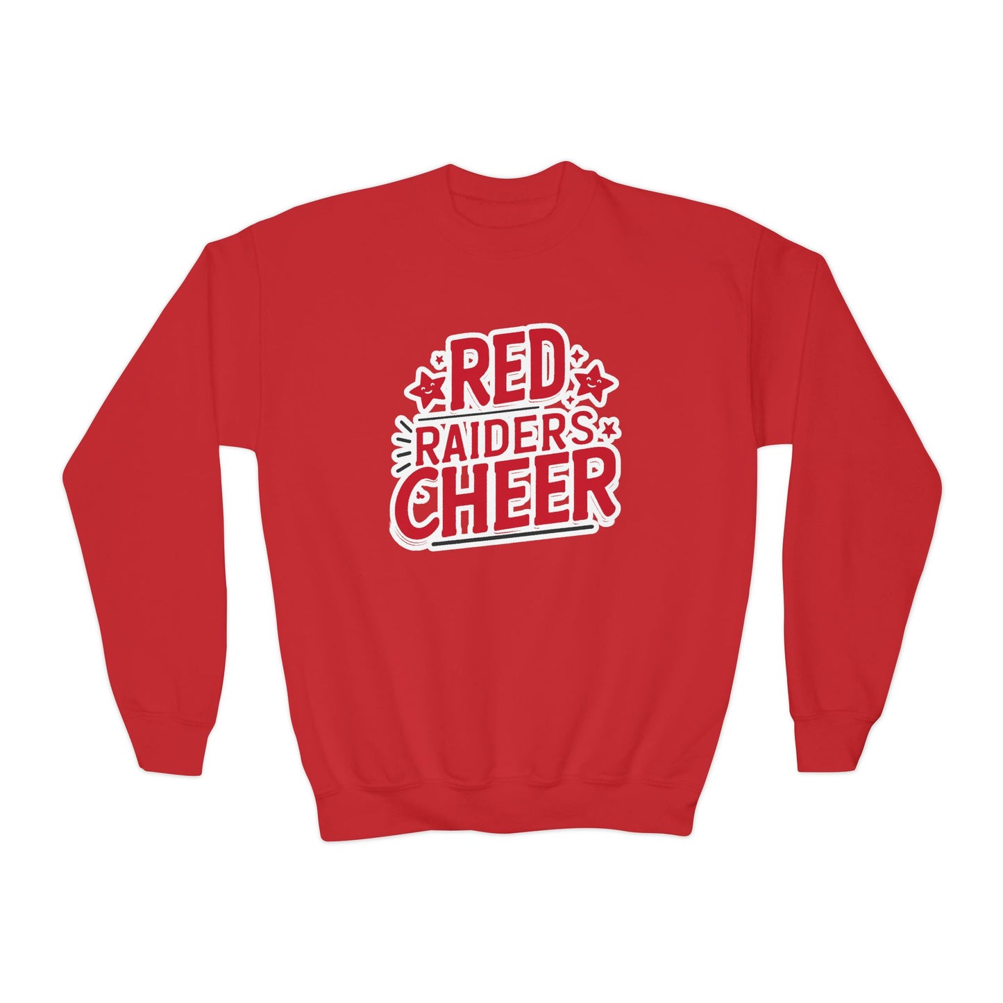Youth Crewneck Sweatshirt \ Marion County Red Raiders Cheer \ MCC2