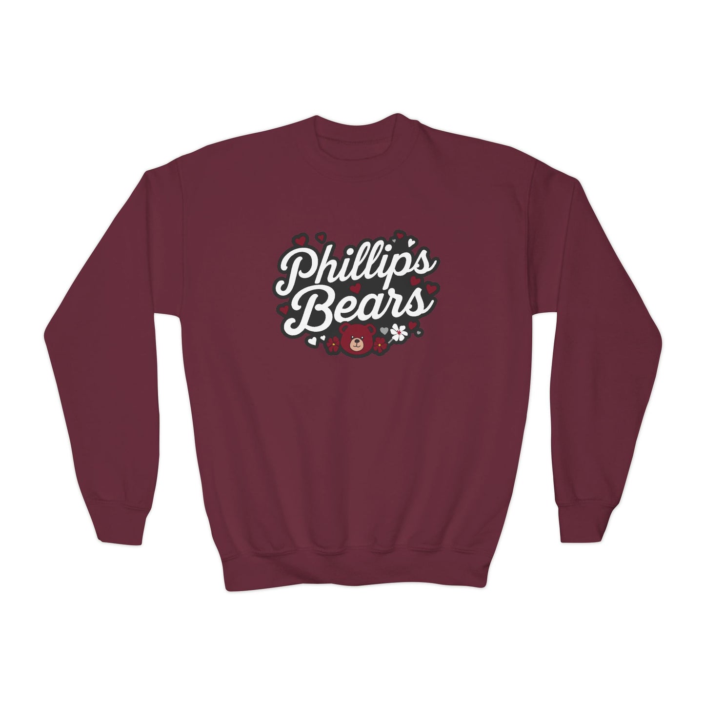 Youth Crewneck Sweatshirt \ Phillip's Bears \ PBG1