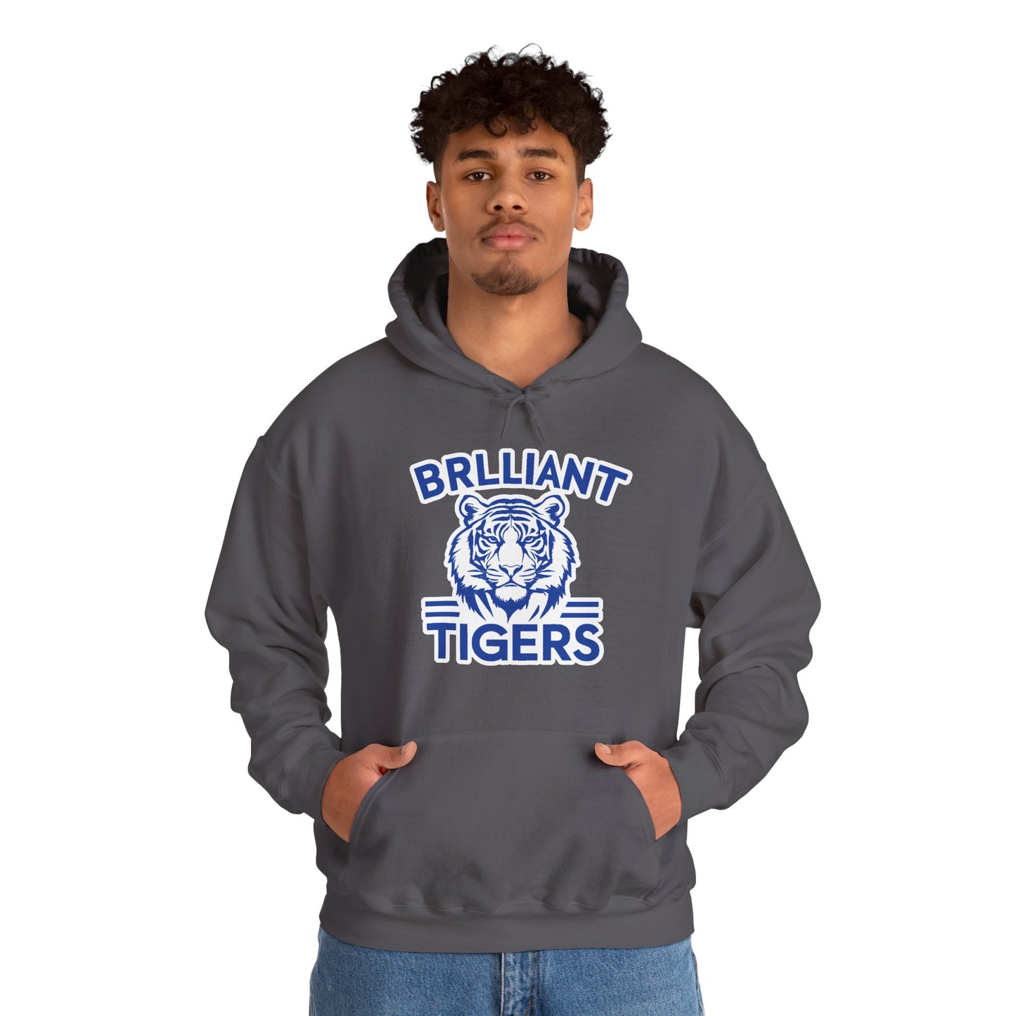 Adult Hoodie Sweatshirt \ Brilliant Tigers \ BT1