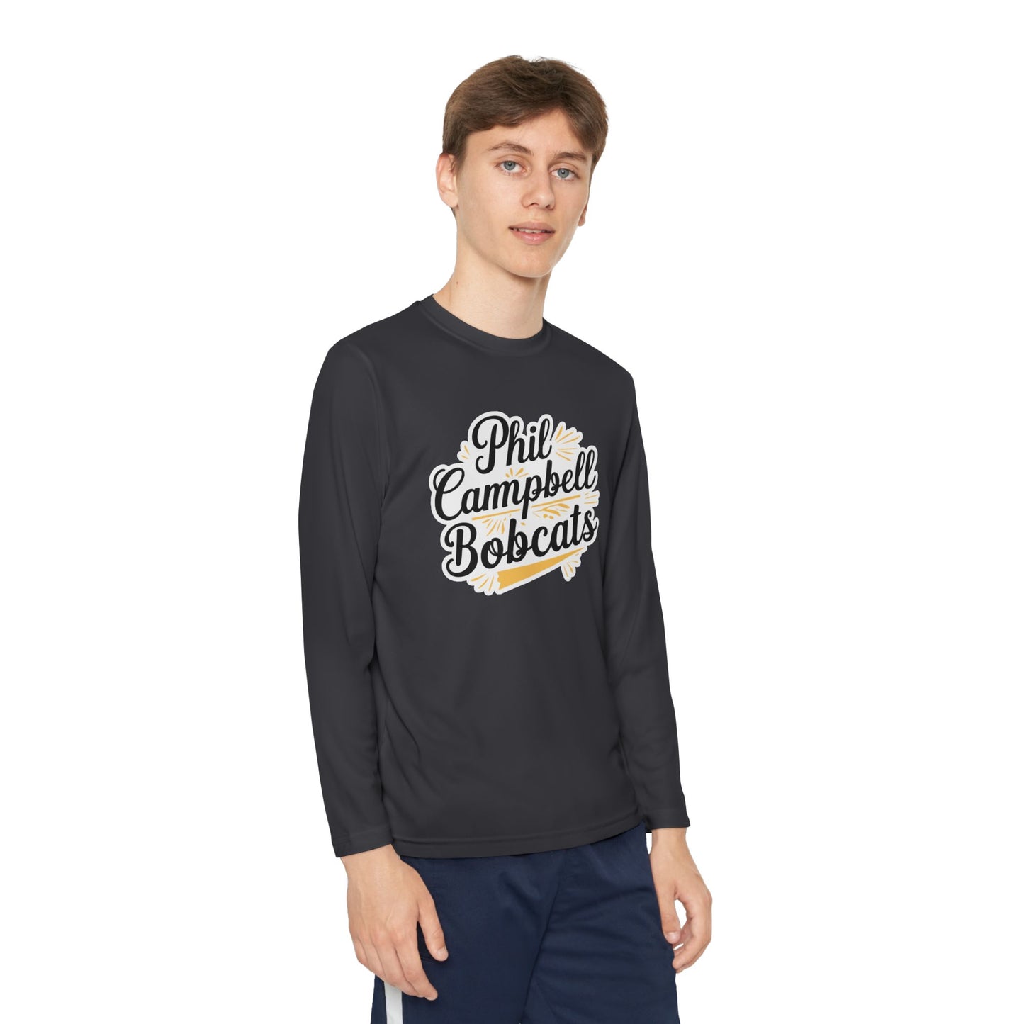 Youth Long Sleeve Tee \ Phil Campbell Bobcats \ PCBG2
