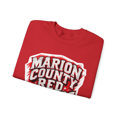 Adult Crewneck Sweatshirt \ Marion County Red Raiders \ MC1