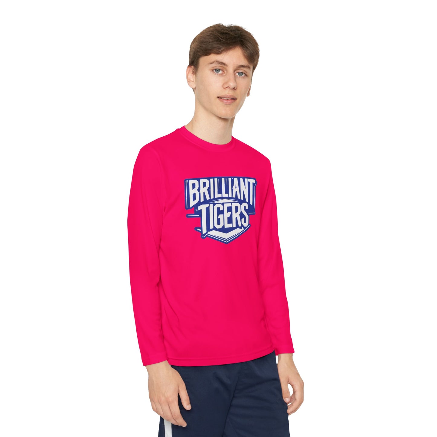 Youth Long Sleeve Tee \ Brilliant Tigers \ BT2