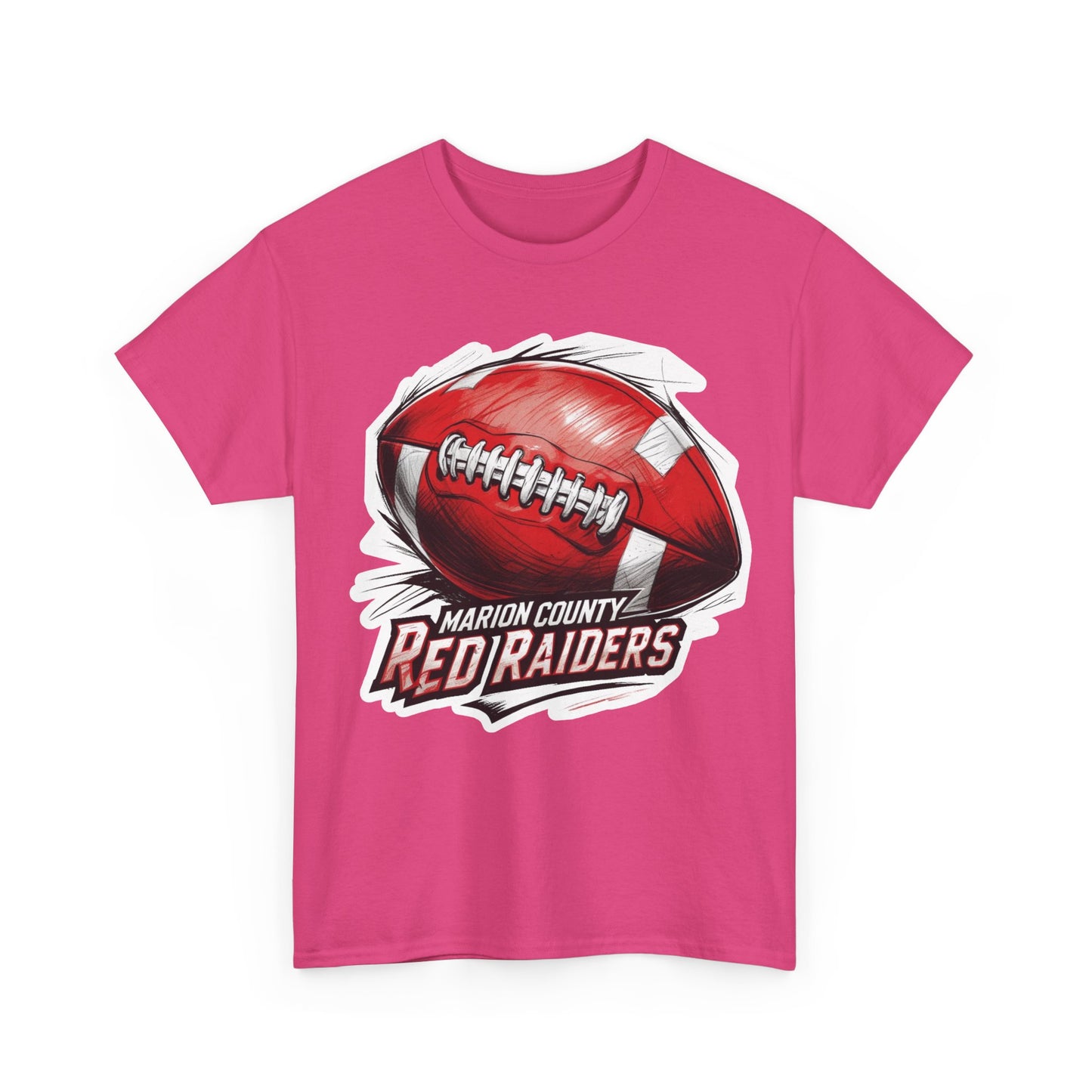 Adult Tee \ Marion County Red Raiders Football \ MCF1