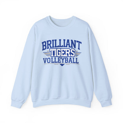 Adult Crewneck Sweatshirt \ Brilliant Tigers Volleyball \ BTV2