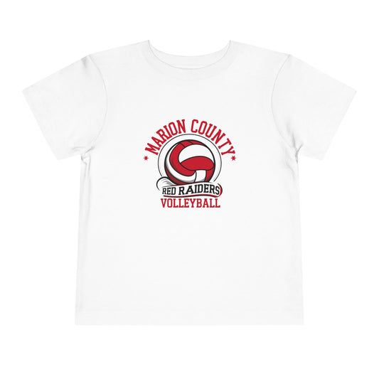 Toddler Tee \ Marion County Red Raiders Volleyball \ MCV1