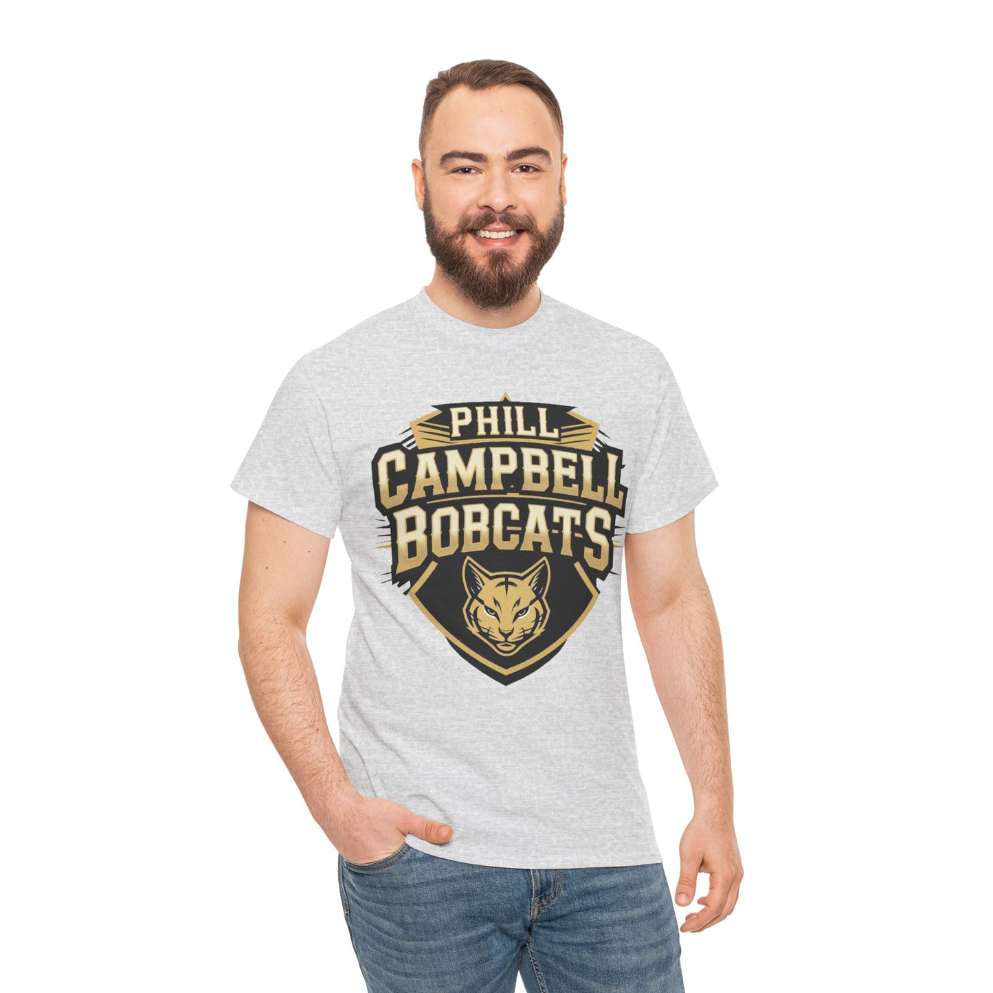 Adult Tee \ Phill Campbell Bobcats \ PCB1