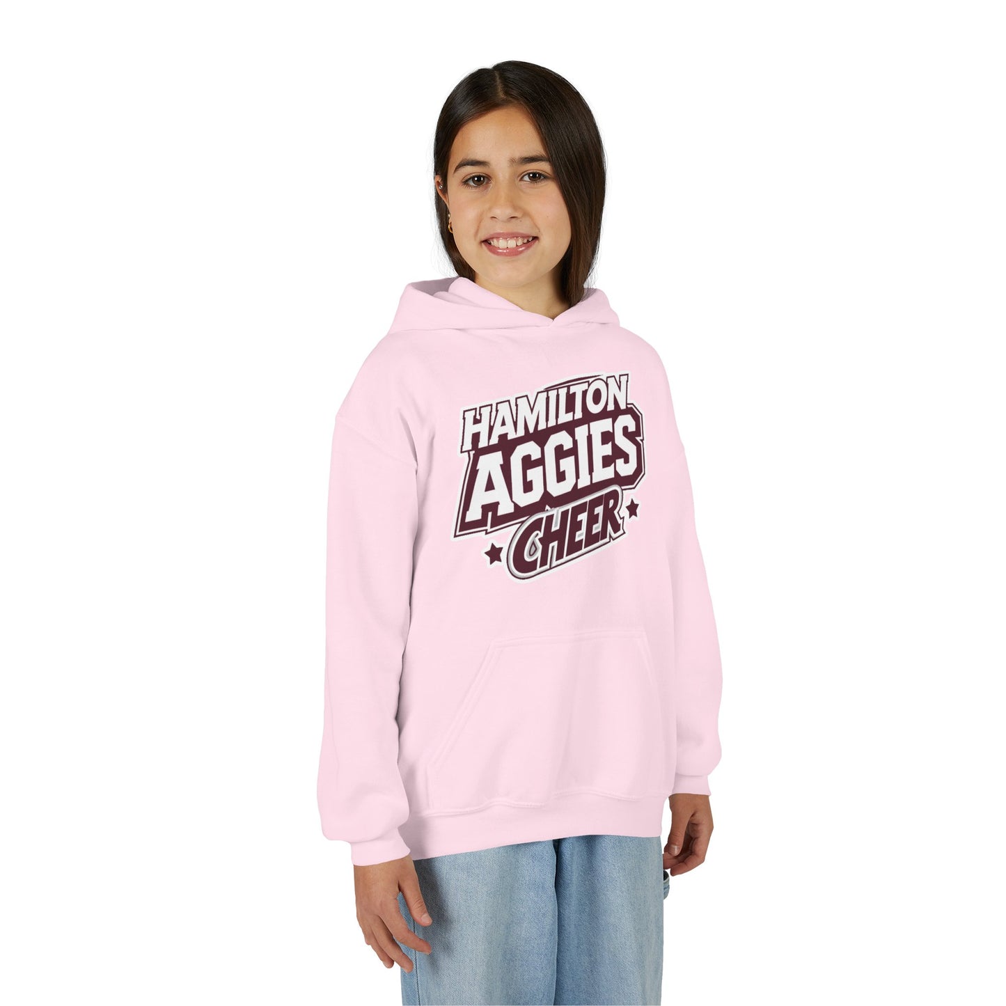 Youth Hoodie Sweatshirt \ Hamilton Aggies Cheer \ HAC1
