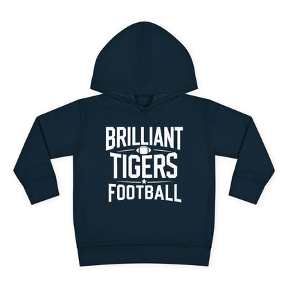 Toddler Hoodie Sweatshirt \ Brilliant Tigers Football \ BTF1