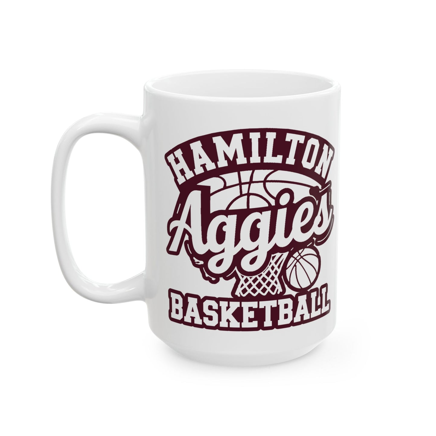 Coffee Mug \ Hamilton Aggies Basketball \ HABKG1