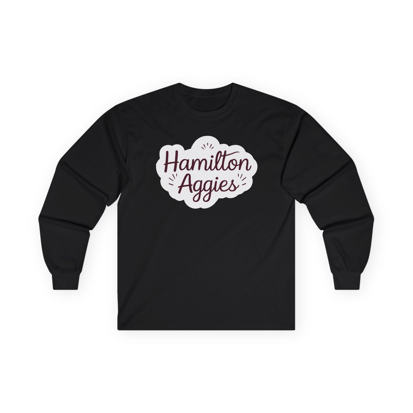 Adult Long Sleeve Tee \ Hamilton Aggies \ HAG1
