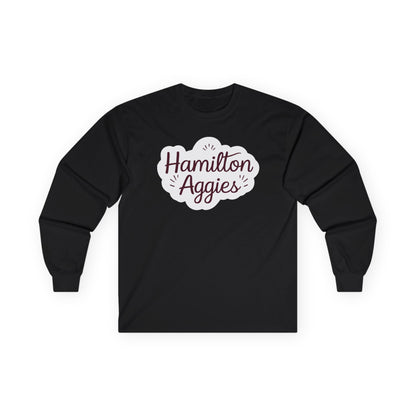Adult Long Sleeve Tee \ Hamilton Aggies \ HAG1