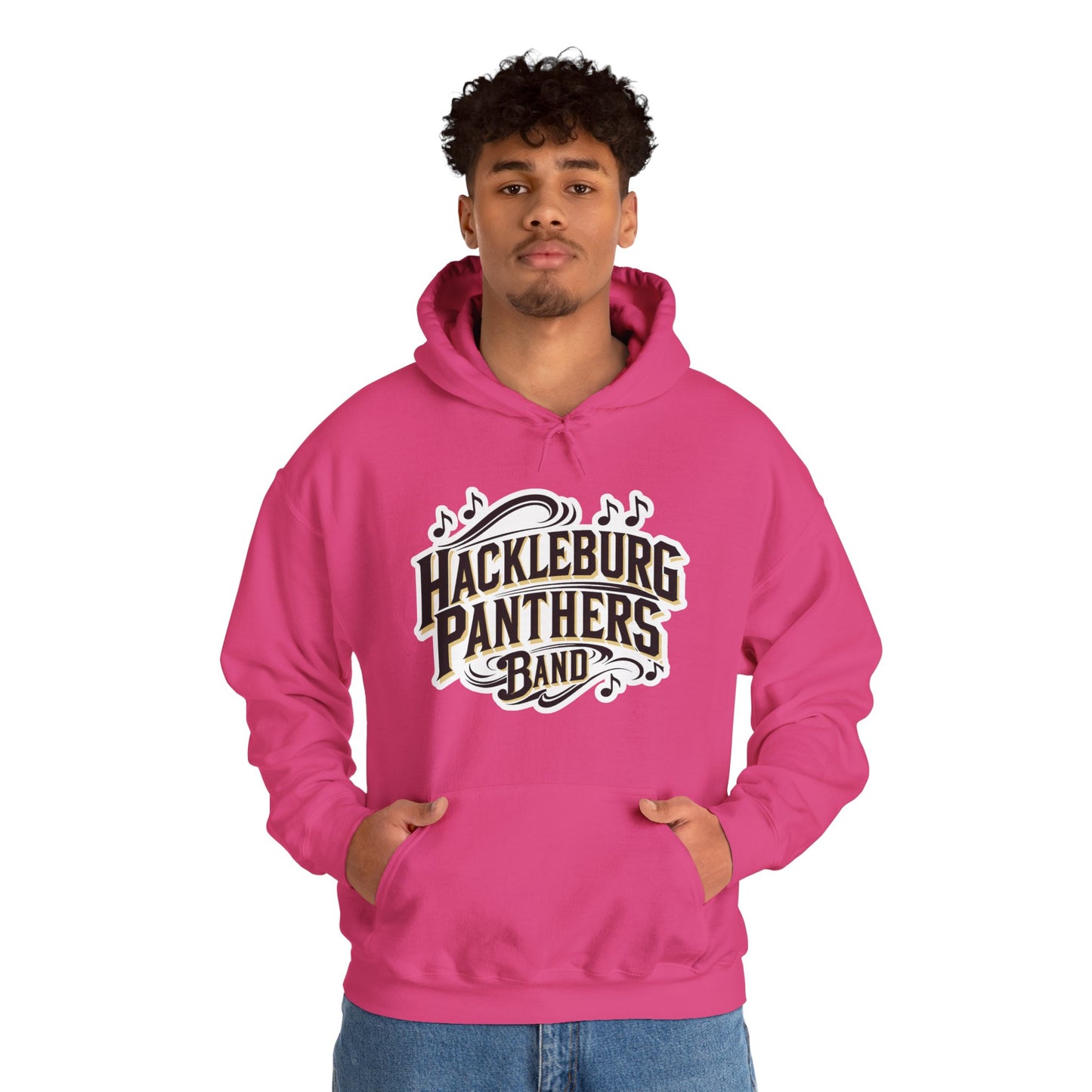 Adult Hoodie Sweatshirt \ Hackleburg Panthers Band \ HPB1