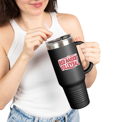 40oz Insulated Tumbler \ Marion County Red Raiders Volleyball \ MCV2