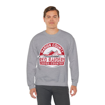 Adult Crewneck Sweatshirt \ Marion County Red Raiders Cross-Country \ MCCC1