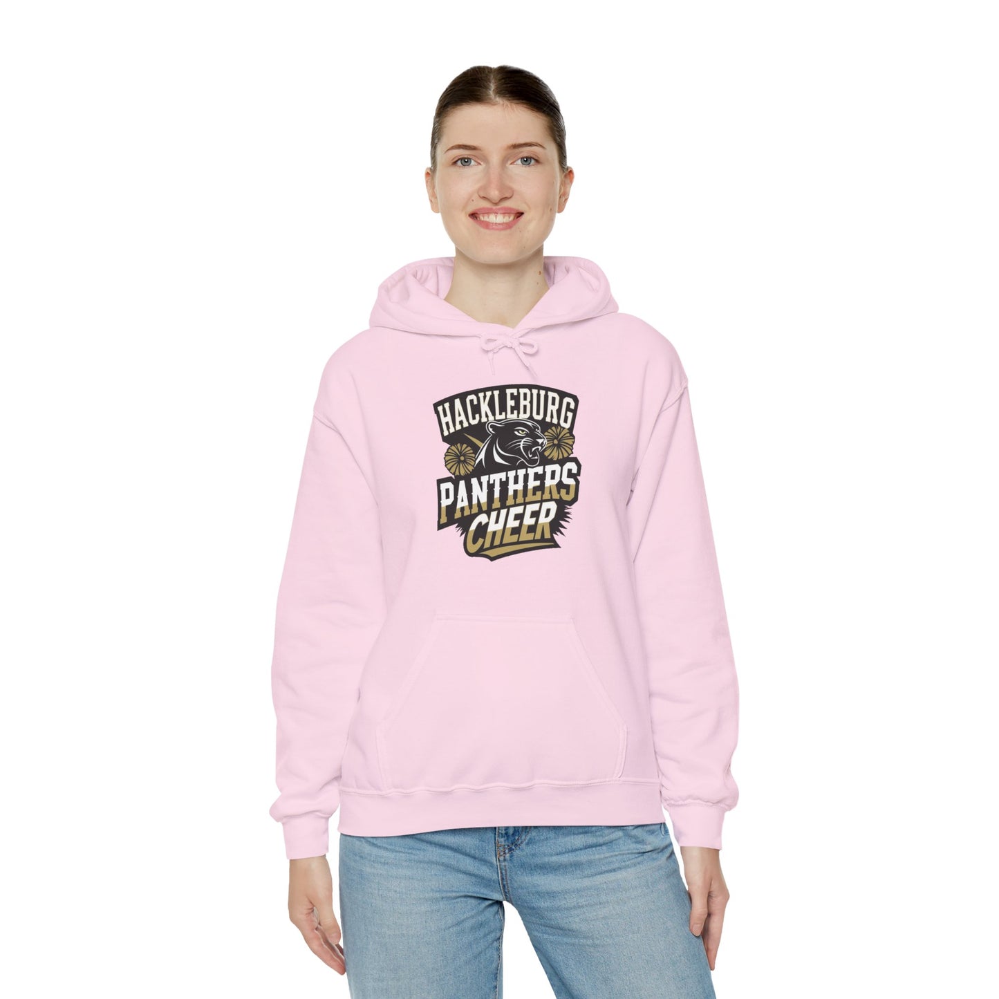 Adult Hoodie Sweatshirt \ Hackleburg Panthers Cheer \ HPC1