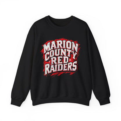 Adult Crewneck Sweatshirt \ Marion County Red Raiders \ MC1