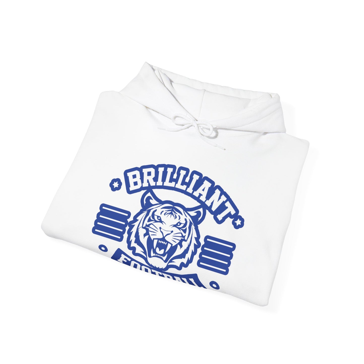 Adult Hoodie Sweatshirt \ Brilliant Tigers Football \ BTF2