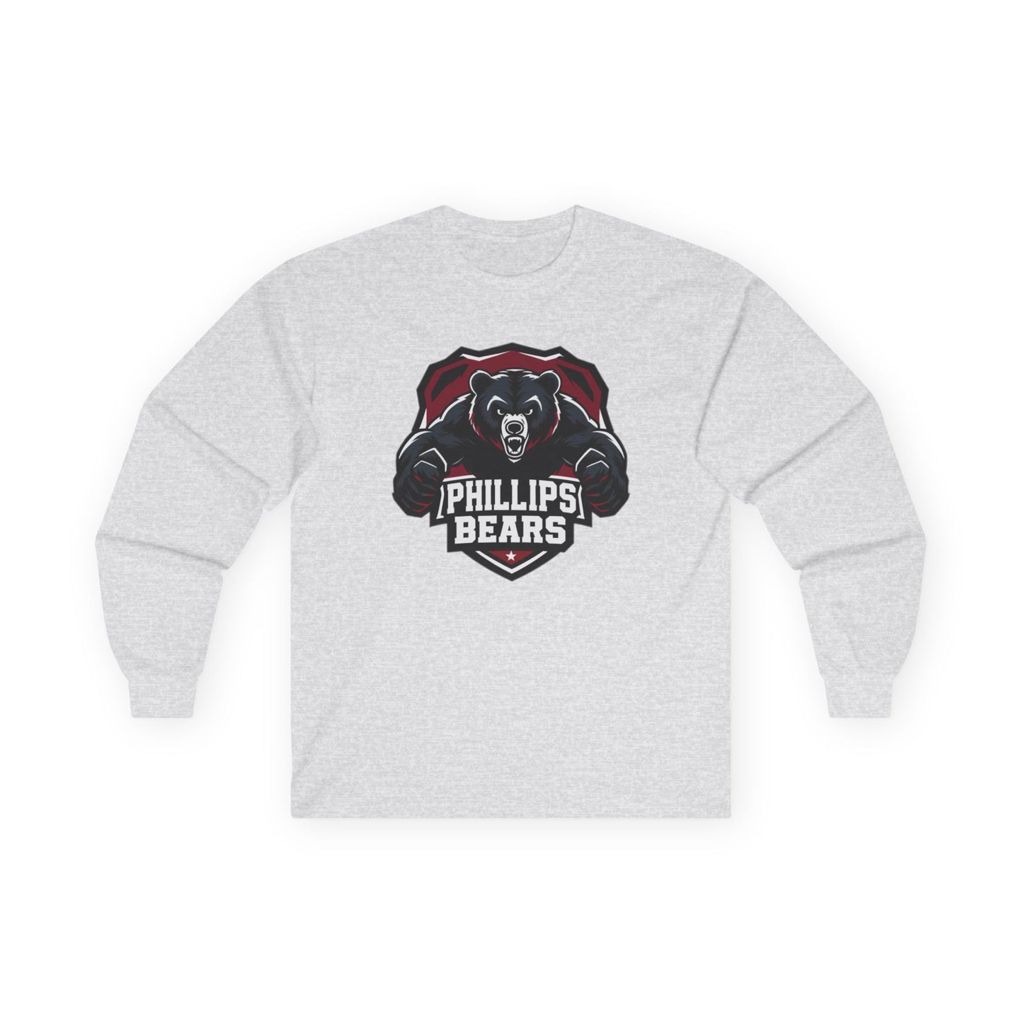 Adult Long Sleeve Tee \ \ Phillips Bears \ PB2