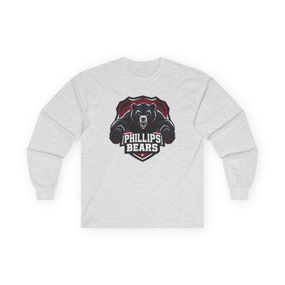 Adult Long Sleeve Tee \ \ Phillips Bears \ PB2