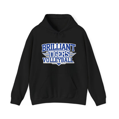 Adult Hoodie Sweatshirt \ Brilliant Tigers Volleyball \ BTV2