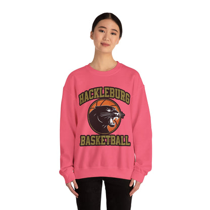 Adult Crewneck Sweatshirt \ Hackleburg Panther Basketball \ HPBK1