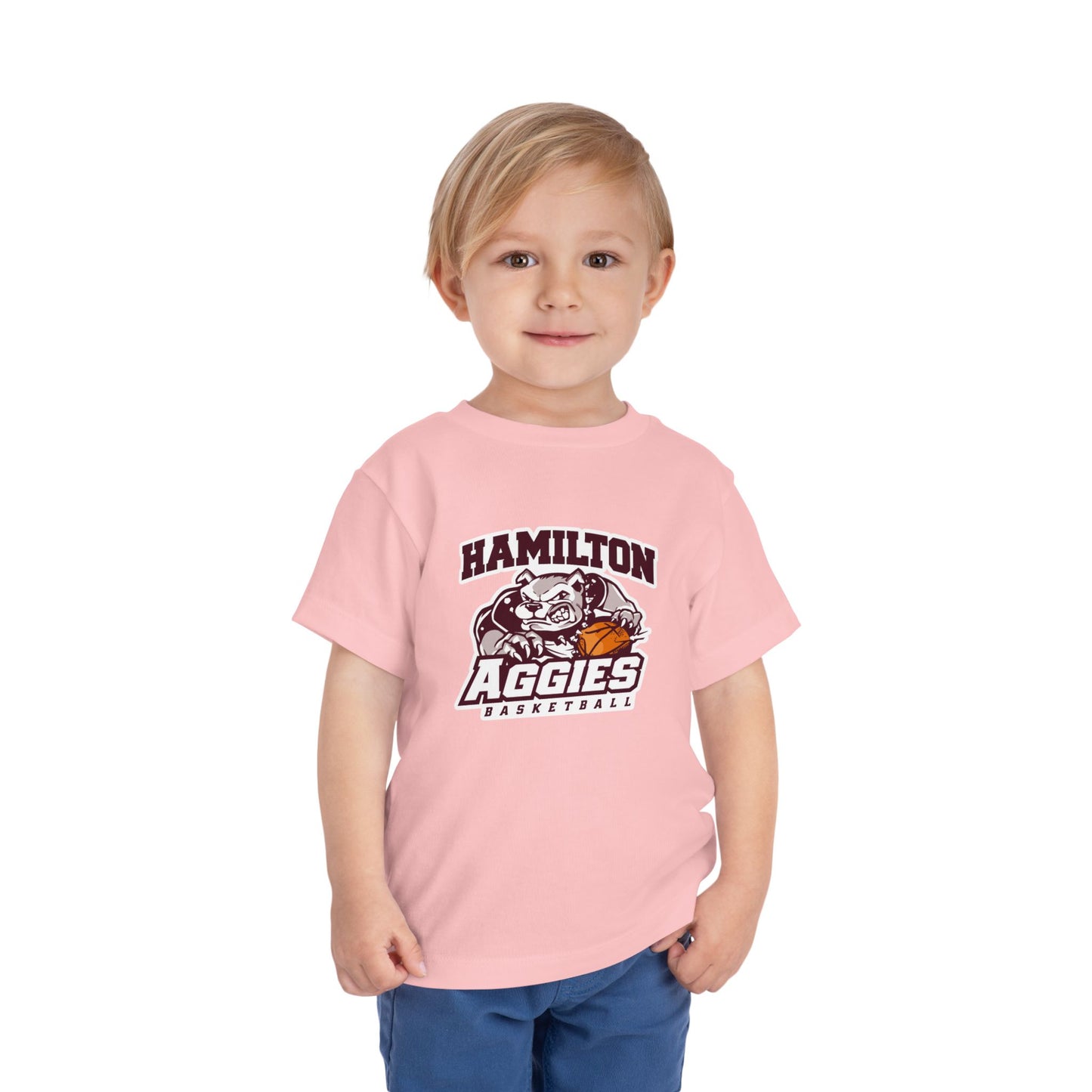 Toddler Tee \ Hamilton Aggies Basketball \ HABB1