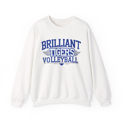 Adult Crewneck Sweatshirt \ Brilliant Tigers Volleyball \ BTV2