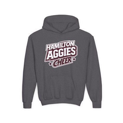 Youth Hoodie Sweatshirt \ Hamilton Aggies Cheer \ HAC1