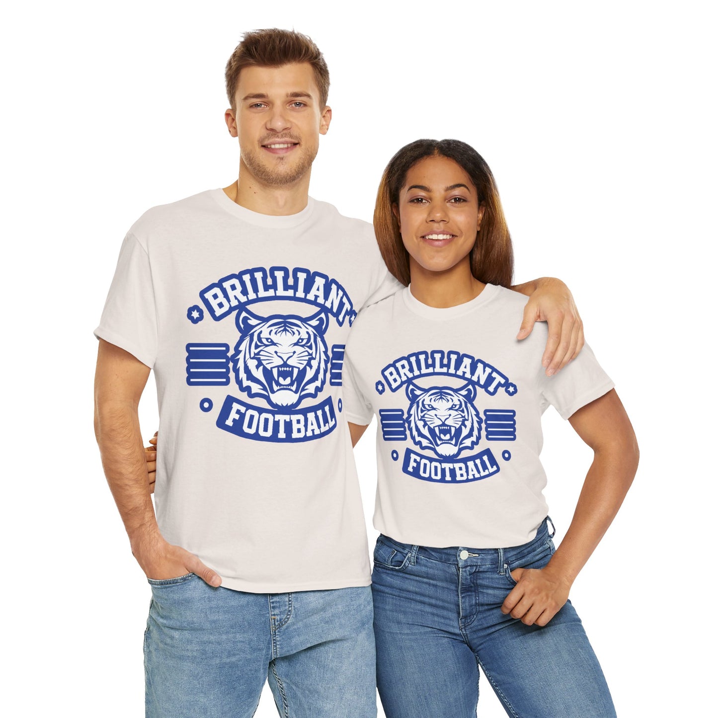 Adult Tee \ Brilliant Tigers Football \ BTF2