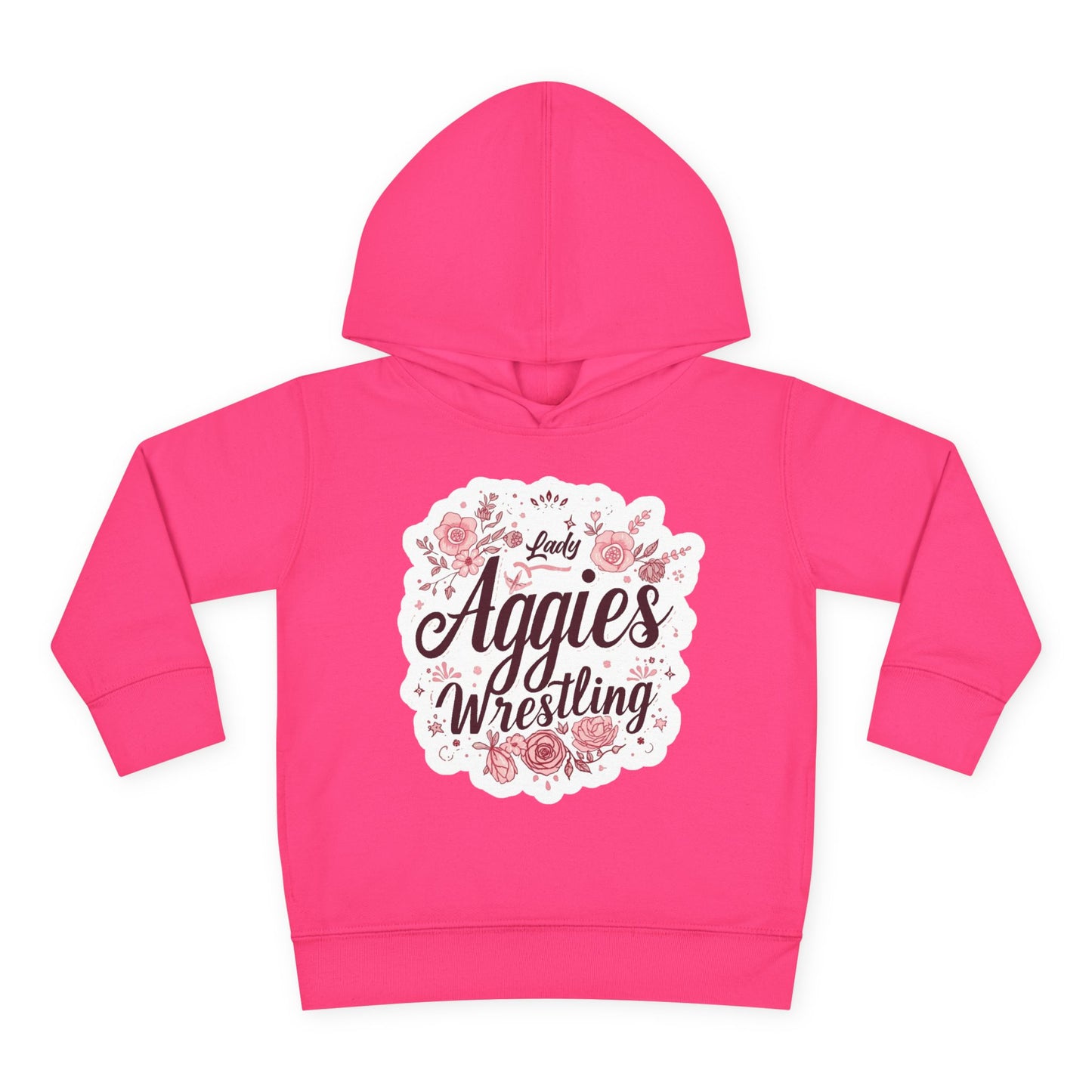 Toddler Hoodie Sweatshirt \ Hamilton Aggies Wrestling \ HAWG1