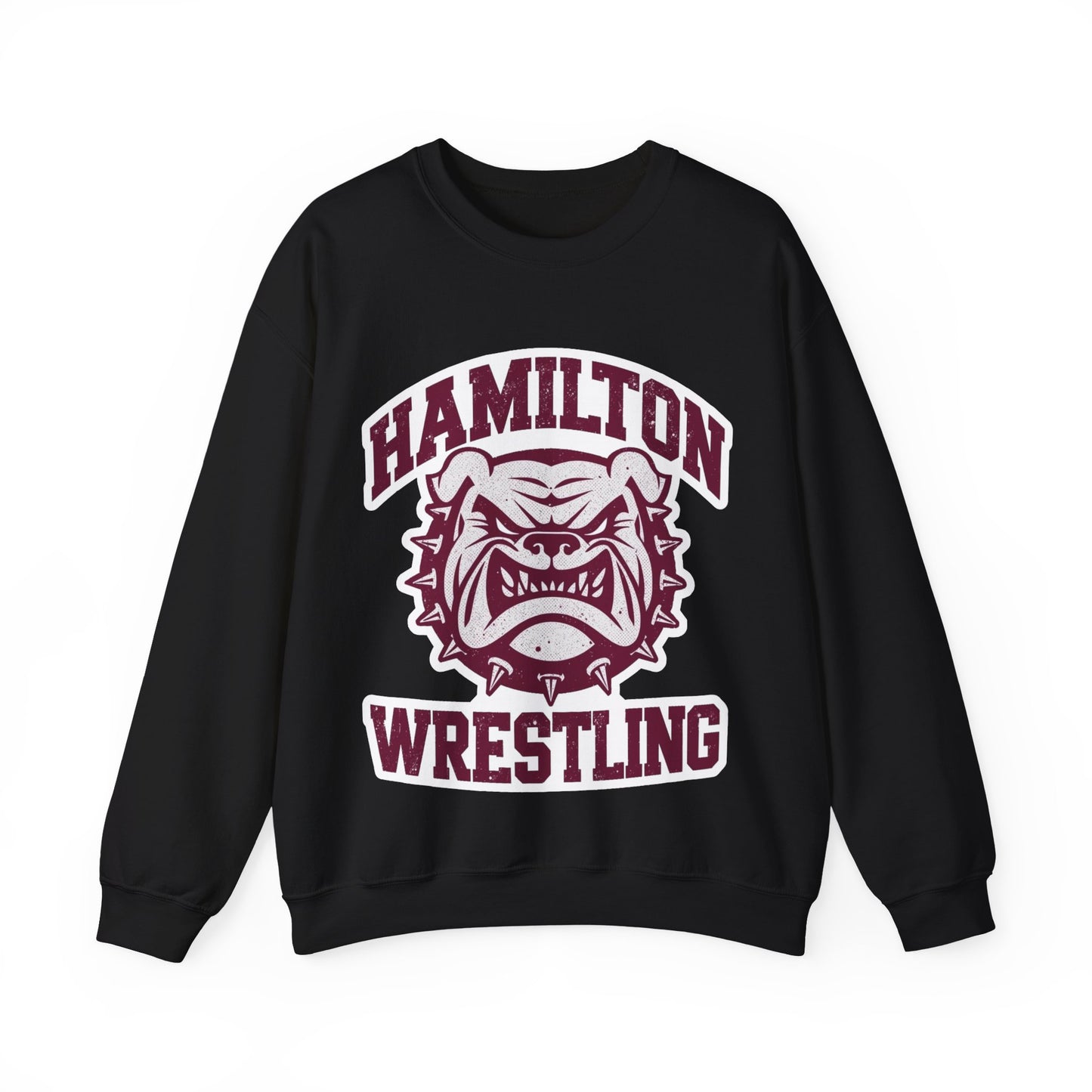 Adult Crewneck Sweatshirt \ Hamilton Aggies Wrestling \ HAW2