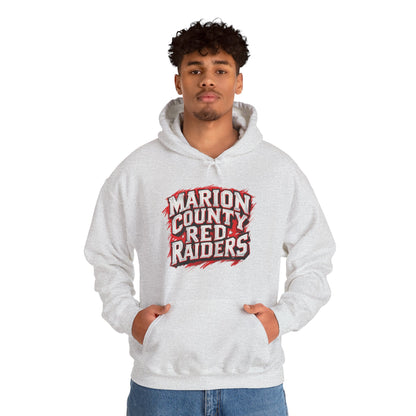Adult Hoodie Sweatshirt \ Marion County Red Raiders \ MC1
