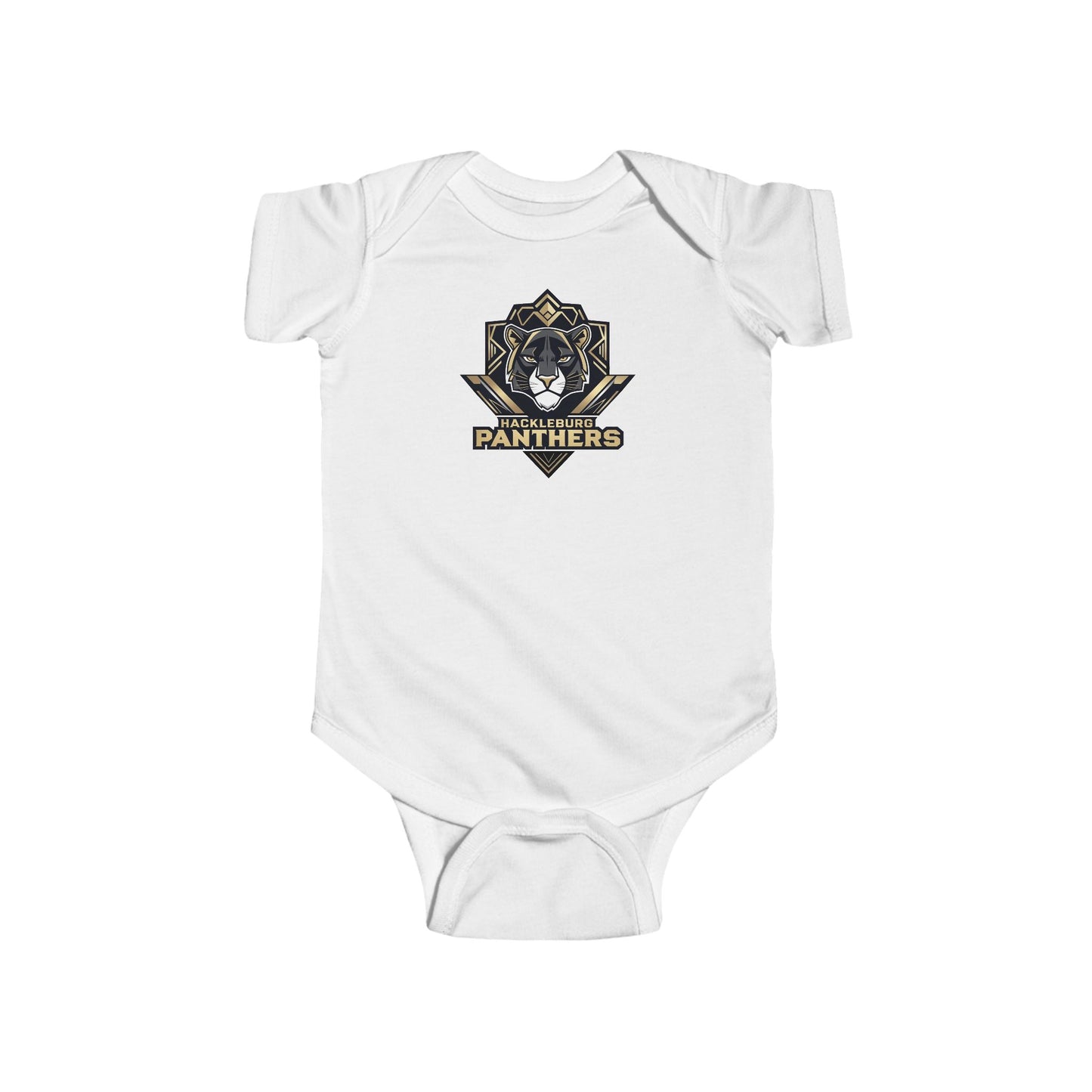 Short Sleeve Baby Bodysuit \ Hackleburg Panthers \ HP1