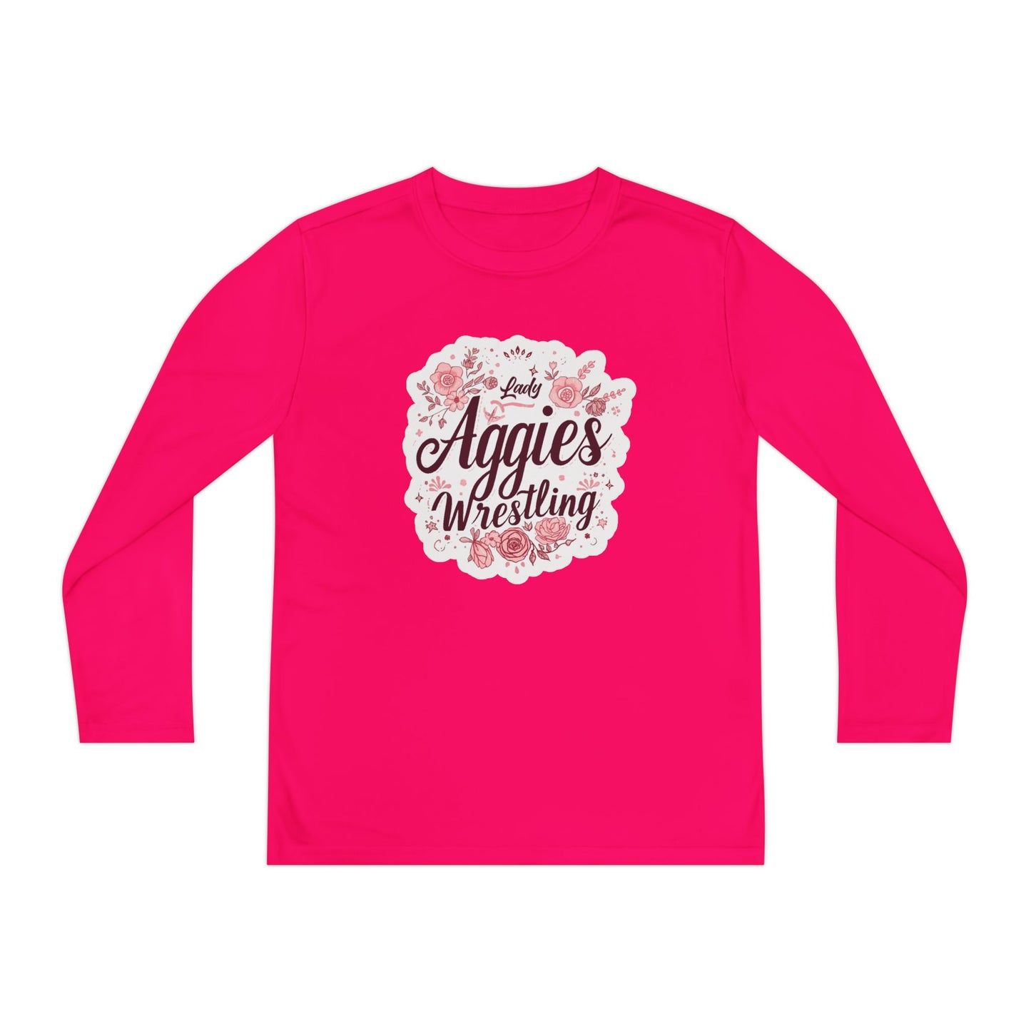 Youth Long Sleeve Shirt \ Hamilton Aggies Wrestling \ HAWG1