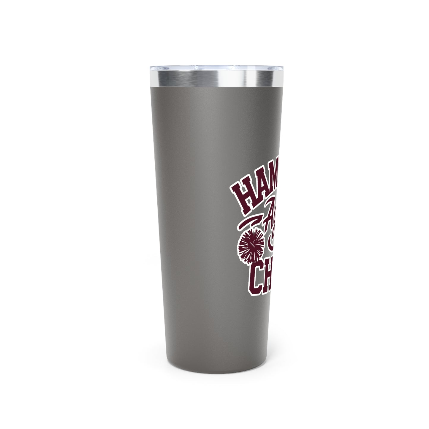 22oz Copper Insulated Tumbler \ Hamilton Aggies Cheer \ HAC2