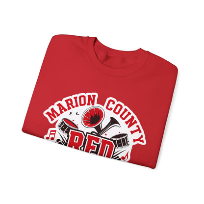 Adult Crewneck Sweatshirt \ Marion County Red Raiders Band \ MCB2