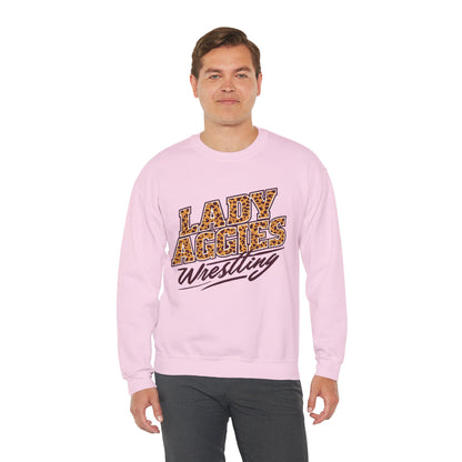 Adult Crewneck Sweatshirt \ Hamilton Aggies Wrestling \ HAWG3