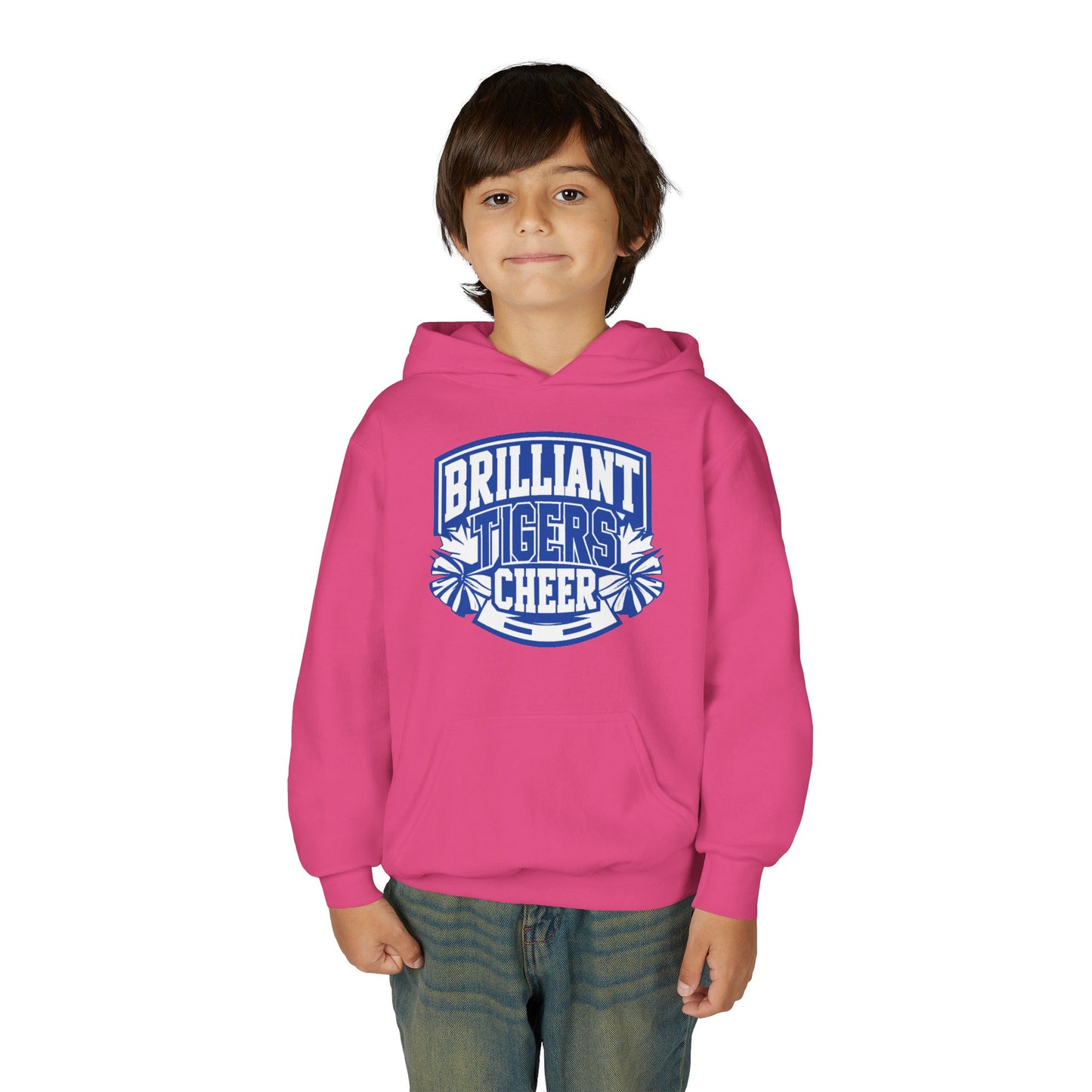 Youth Hoodie Sweatshirt \ Brilliant Tigers Cheer \ BTC1