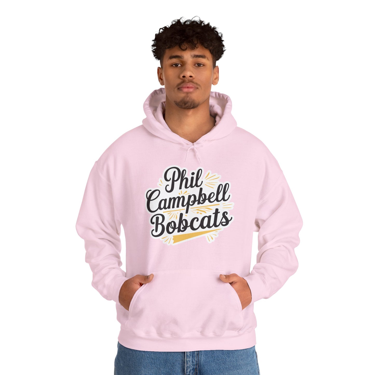 Adult Hoodie Sweatshirt \ Phil Campbell Bobcats \ PCBG2