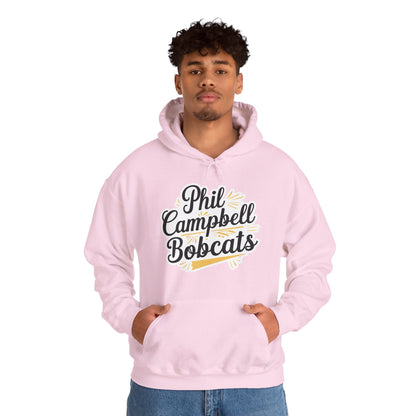 Adult Hoodie Sweatshirt \ Phil Campbell Bobcats \ PCBG2