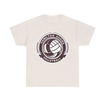 Adult Tee \ Hamilton Aggies Volleyball \ HAV1