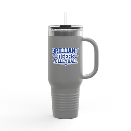 40oz Insulated Tumbler \ Brilliant Tigers Volleyball \ BTV2