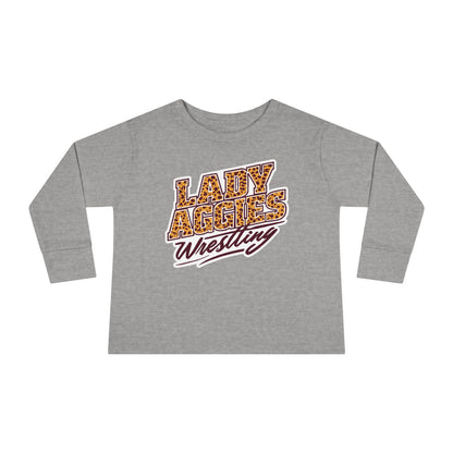 Toddler Long Sleeve Tee \ Hamilton Aggies Wrestling \ HAWG3