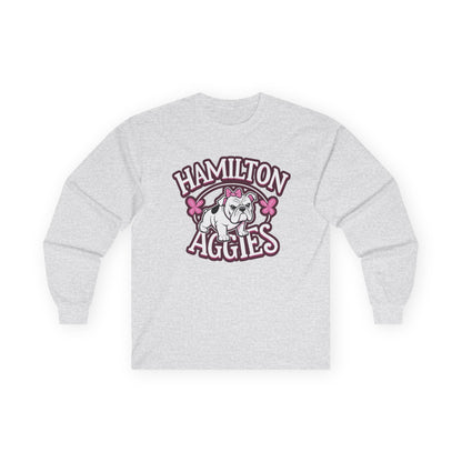 Adult Long Sleeve Tee \ Hamilton Aggies \ HAG4